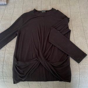 long sleeve black shirt
